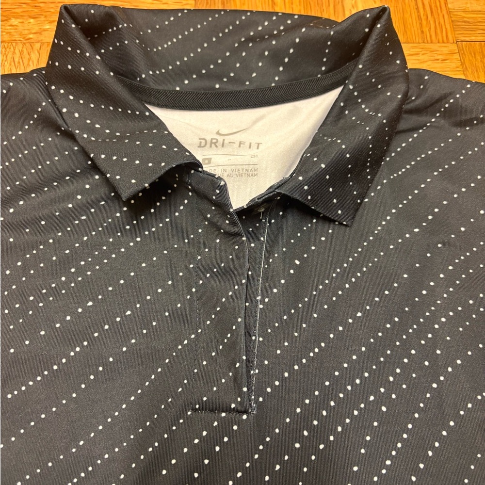Nike Dri-FIT Black Polka Dot women’s Shirt